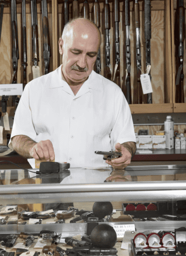 pos at fire arms merchants