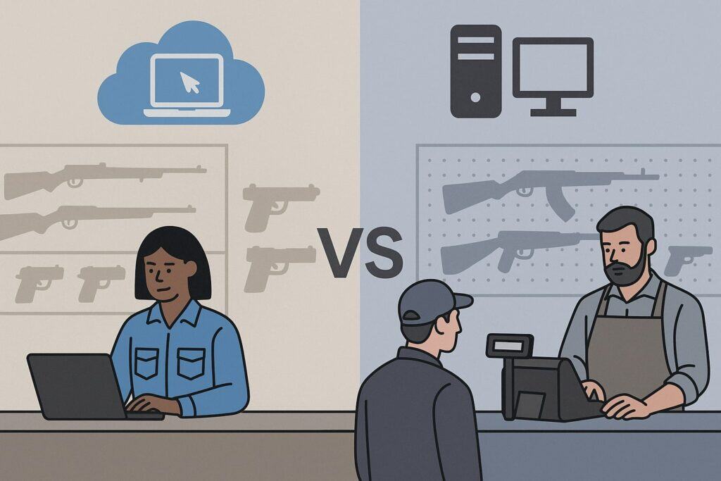 Cloud POS vs. Local POS for Firearms Dealers