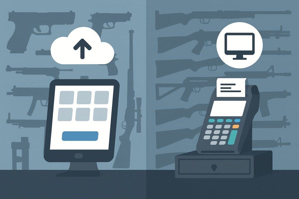 What Is a Cloud POS vs. a Local POS for Firearms Dealers?
