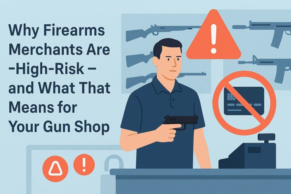 Why Firearms Merchants Are “High-Risk” – and What That Means for Your Gun Shop