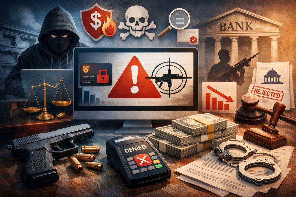 Why firearms merchants are frequently labeled “high risk”