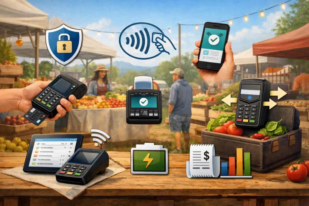 The core features to demand in card readers for farmers markets