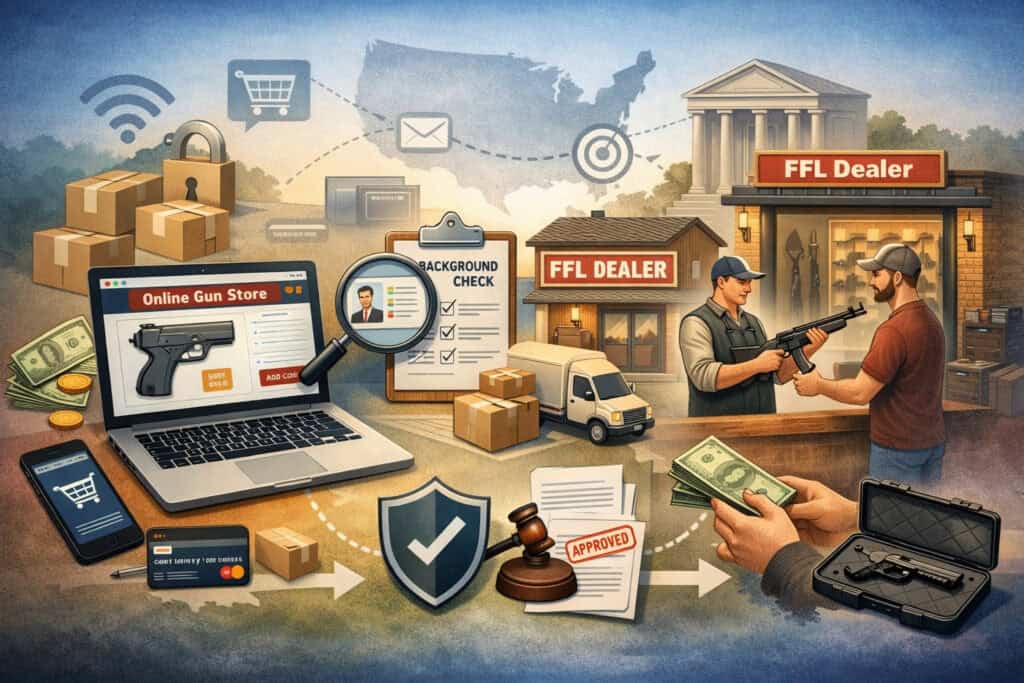 Understand the legal “shape” of an online firearm transaction