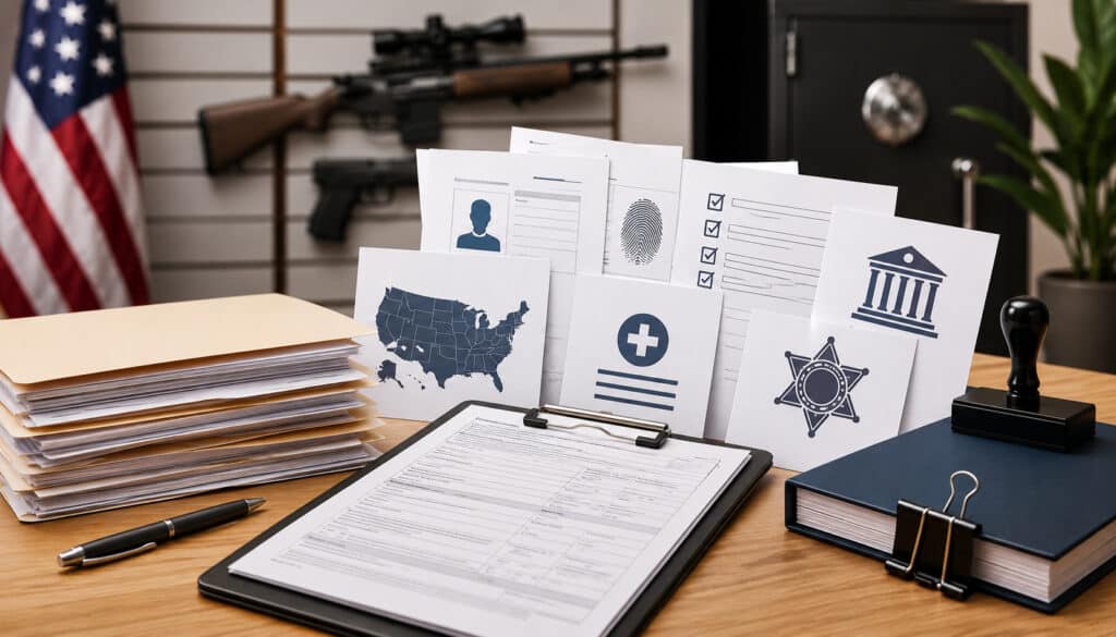 FFL dealer approval documents and compliance paperwork
