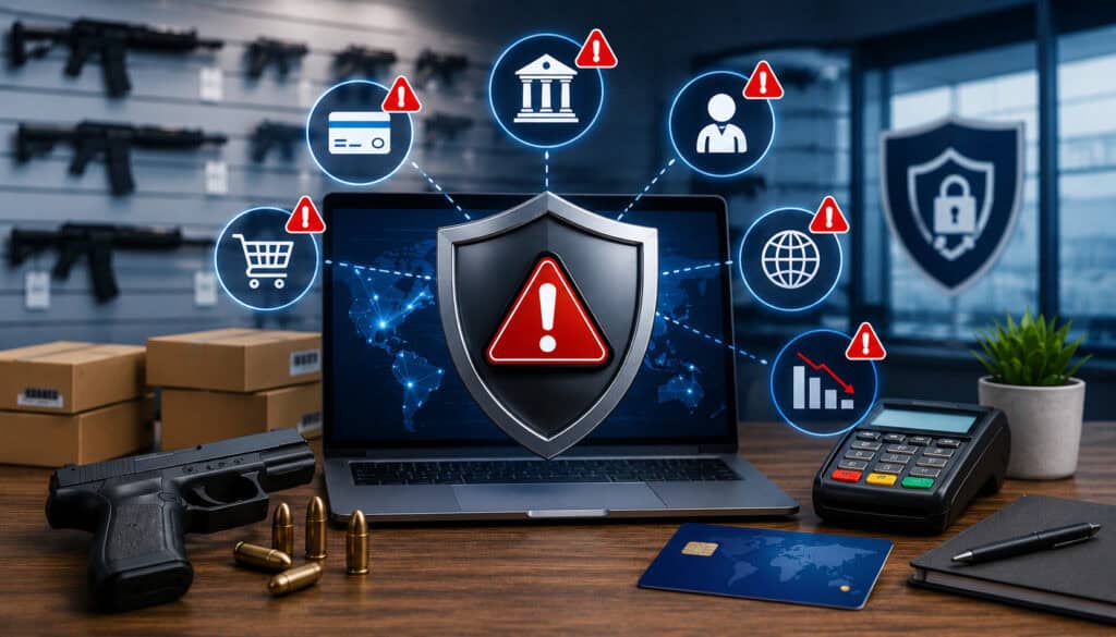 High-risk merchant account illustration for FFL dealers
