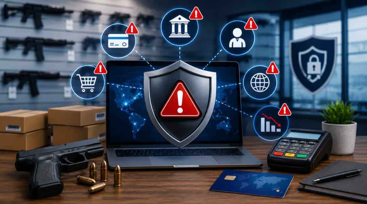 High-risk merchant account illustration for FFL dealers