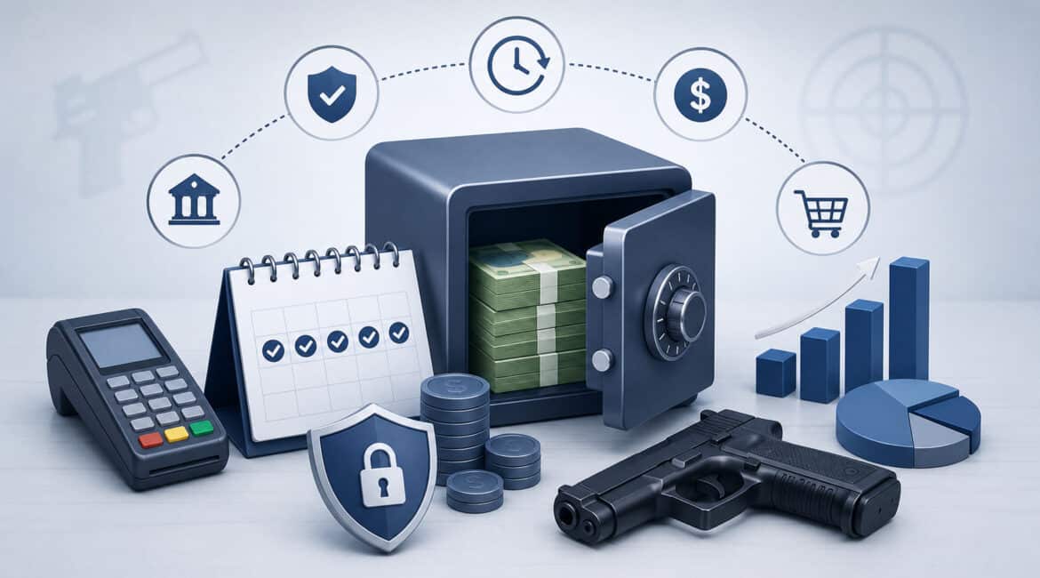 Rolling reserve illustration for firearms merchants