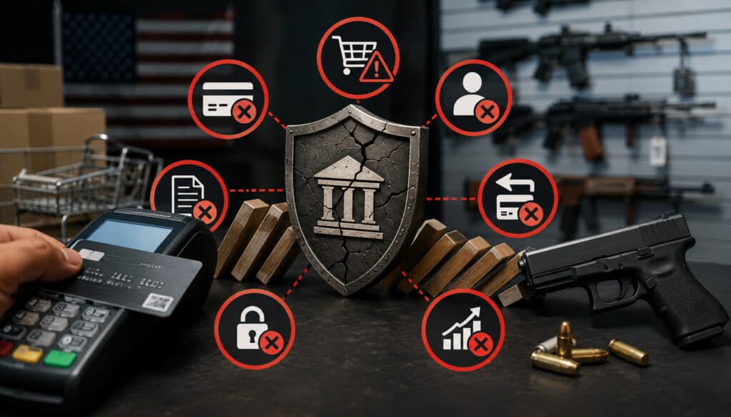 Firearm payment stability risks and processing mistakes