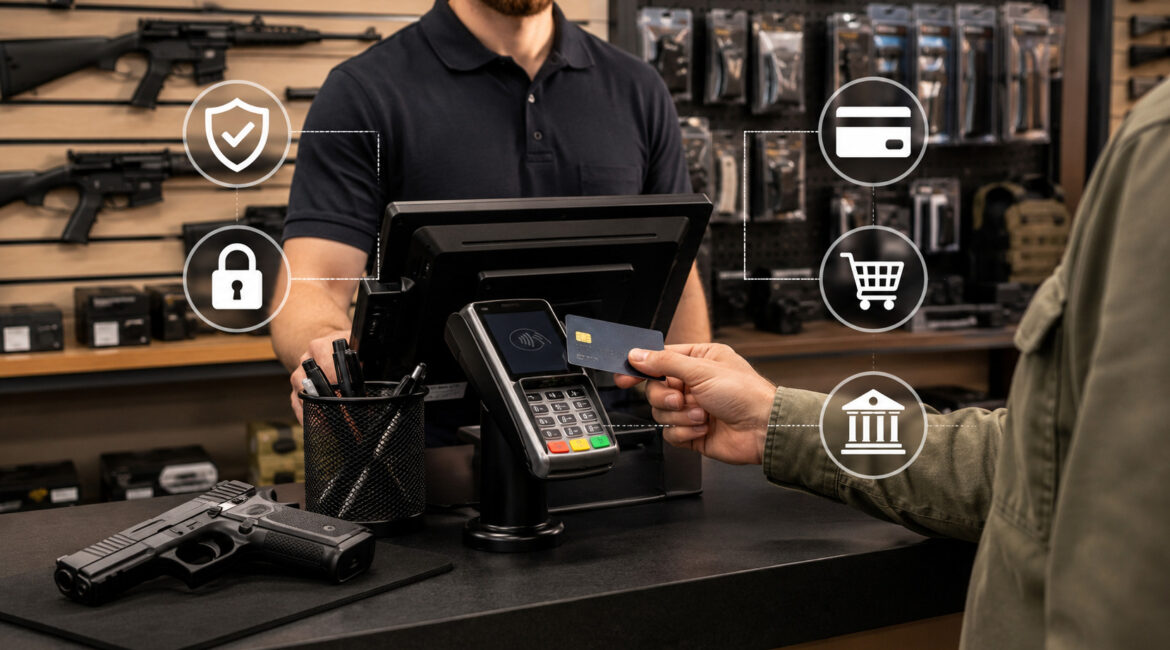 Gun shop credit card payment processing